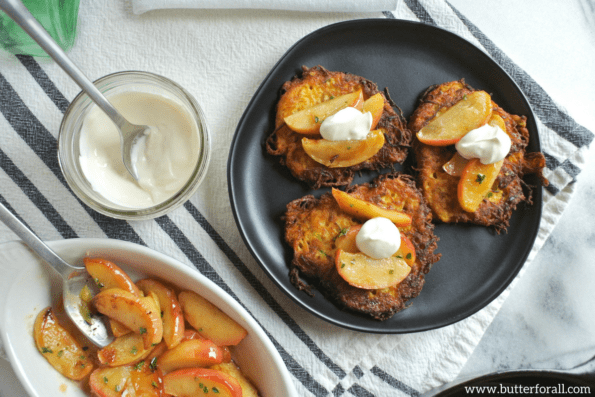 Spaghetti Squash Latkes Grain Free And Low Carb Butter For All