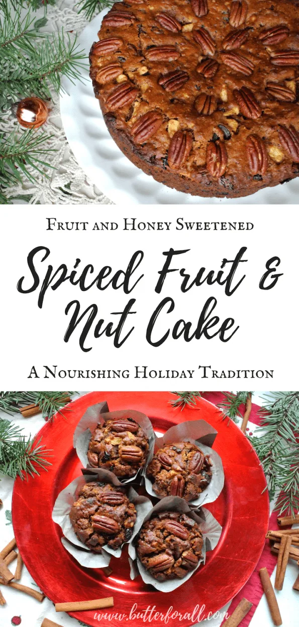 Spiced Fruit And Nut Cake ( Eggless Christmas Nut Cake) - Ruchiskitchen
