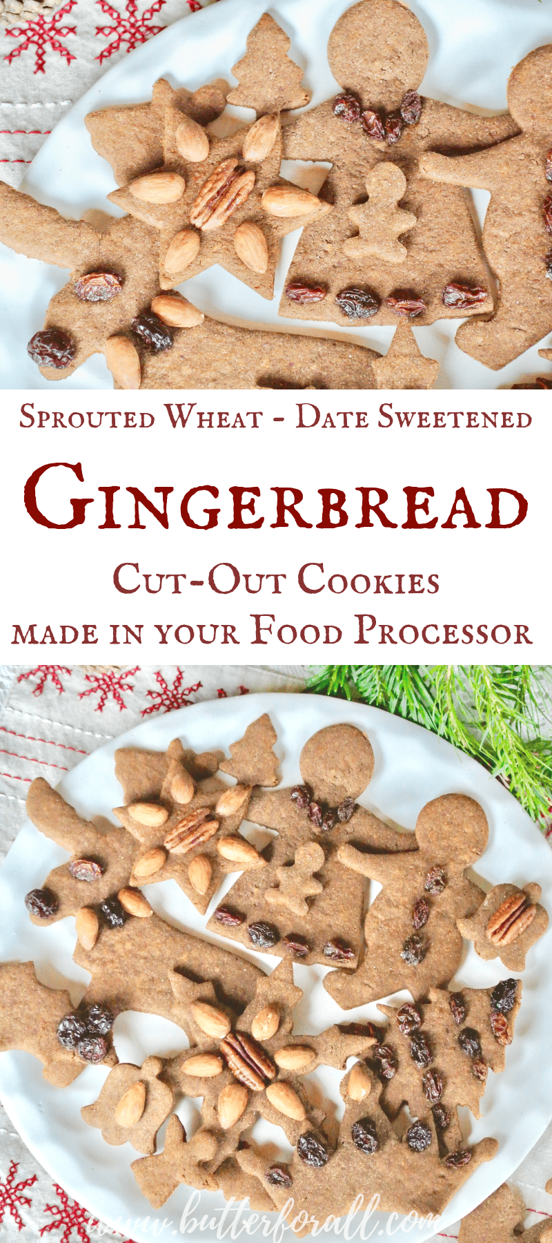 Gingerbread Cut-Out Cookies – Date and Molasses Sweetened – Made With ...