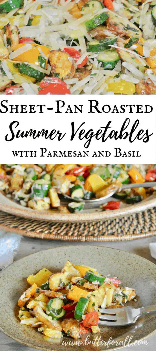 Oven Roasted Summer Vegetables - Flora & Vino