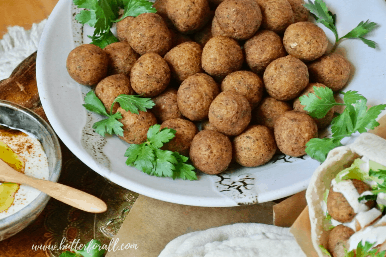 Sprouted Chickpea Falafel Balls • Butter For All